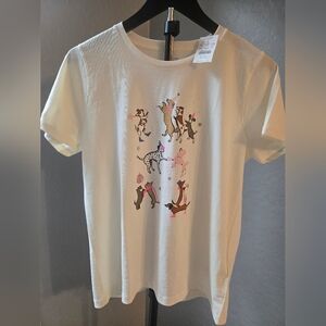 J crew Party Dogs Graphic TeeSize: Medium NWT